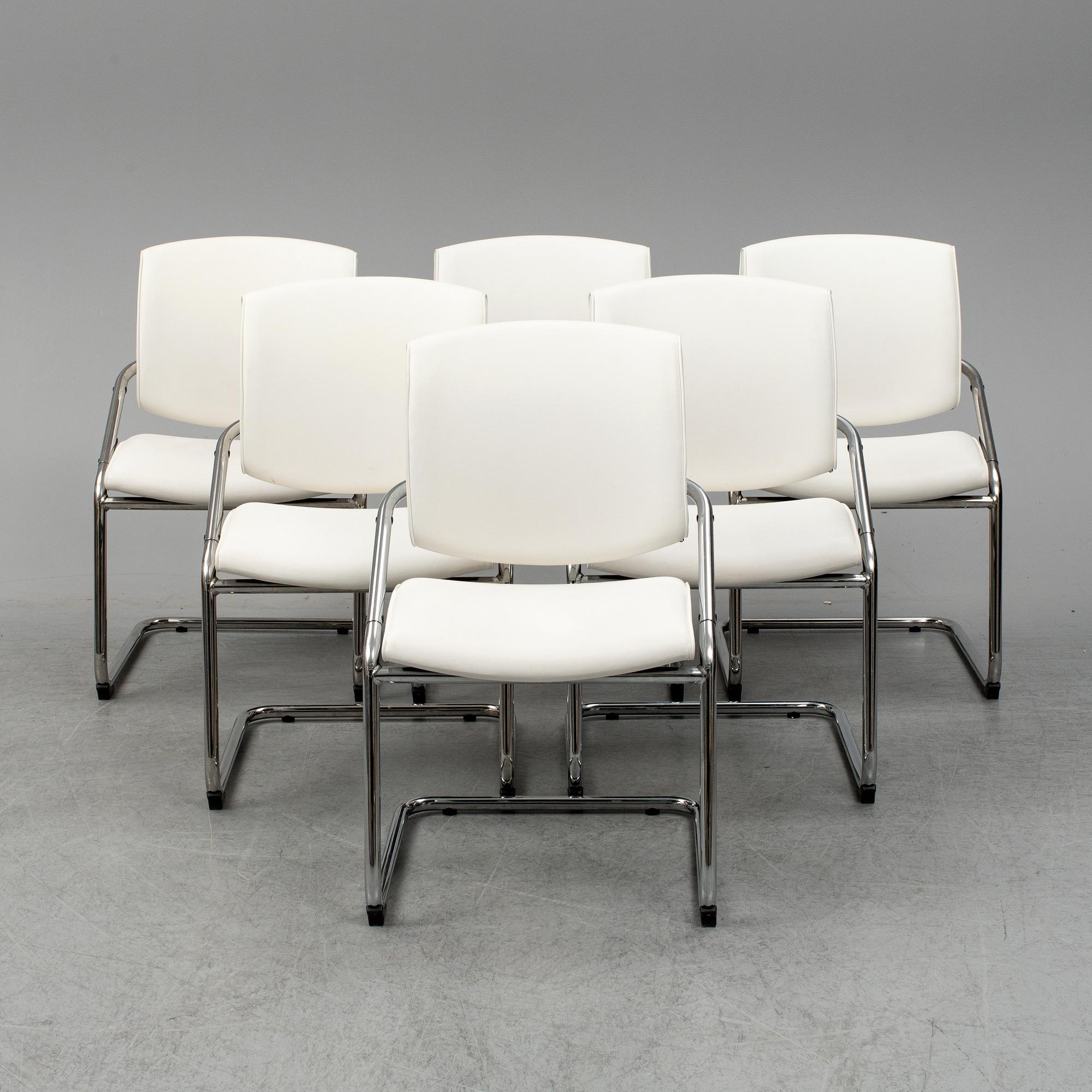 Six chairs by Now by Hulsta.