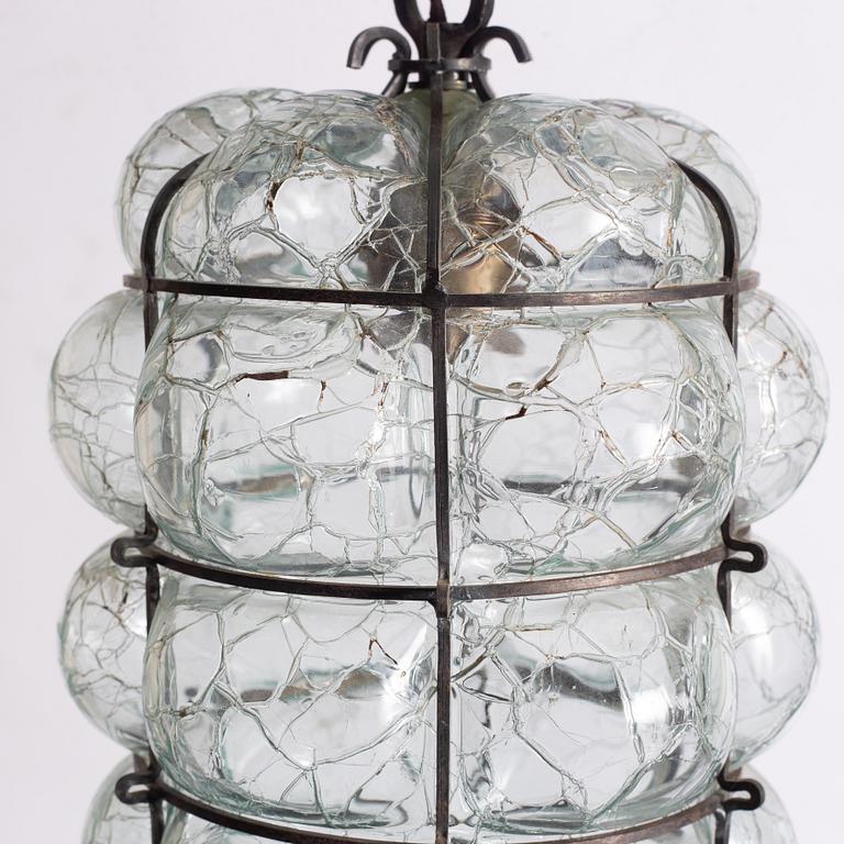 Harald Notini, a ceiling lamp model "10892", Arvid Böhlmarks Lampfabrik, Stockholm, 1930s.