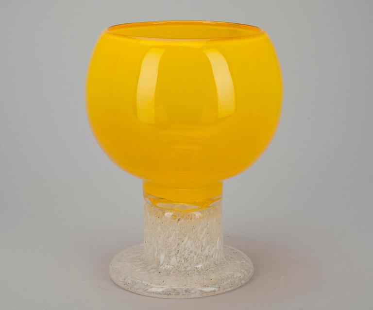 POKAL, glas, signerad, Kaj Franck, Notsjö, 1900-talets senare hälft.