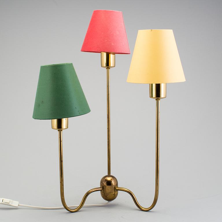 JOSEF FRANK, table lamp, brass, model 2468, produced by Firma Svenskt Tenn.
