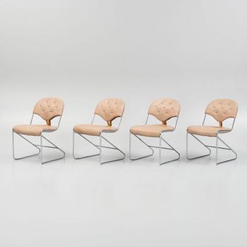 Sam Larsson, four 'Sam' chairs, Dux, 1980's.