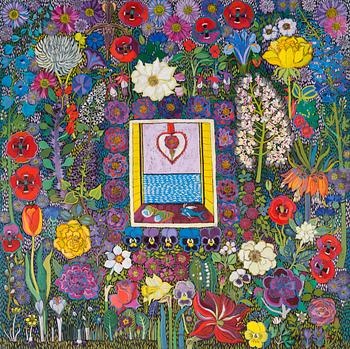 Jette Stoltz, COMPOSITION WITH FLOWERS.