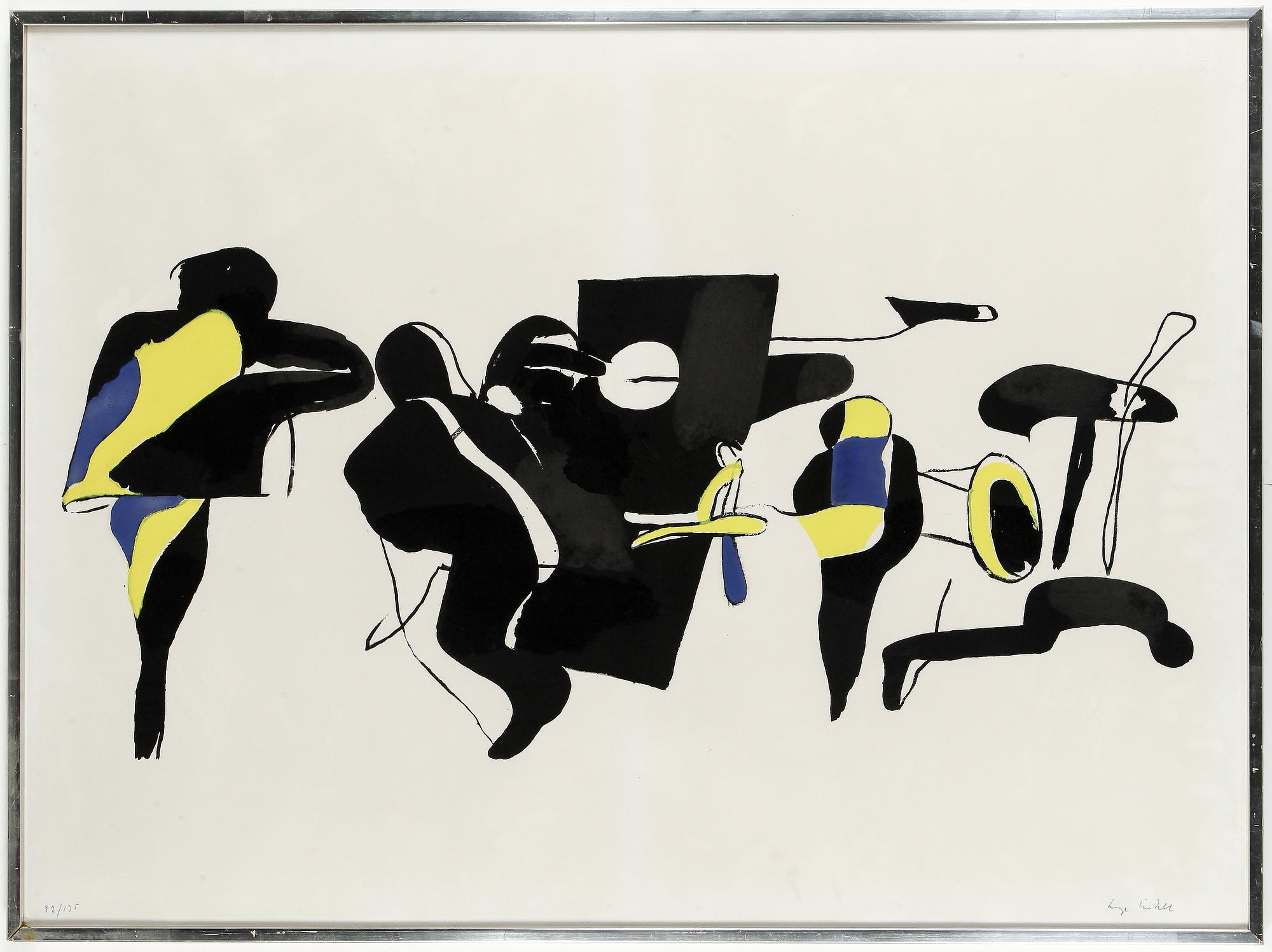 LAGE LINDELL, färgserigrafi, signerad och numrerad 92/135.