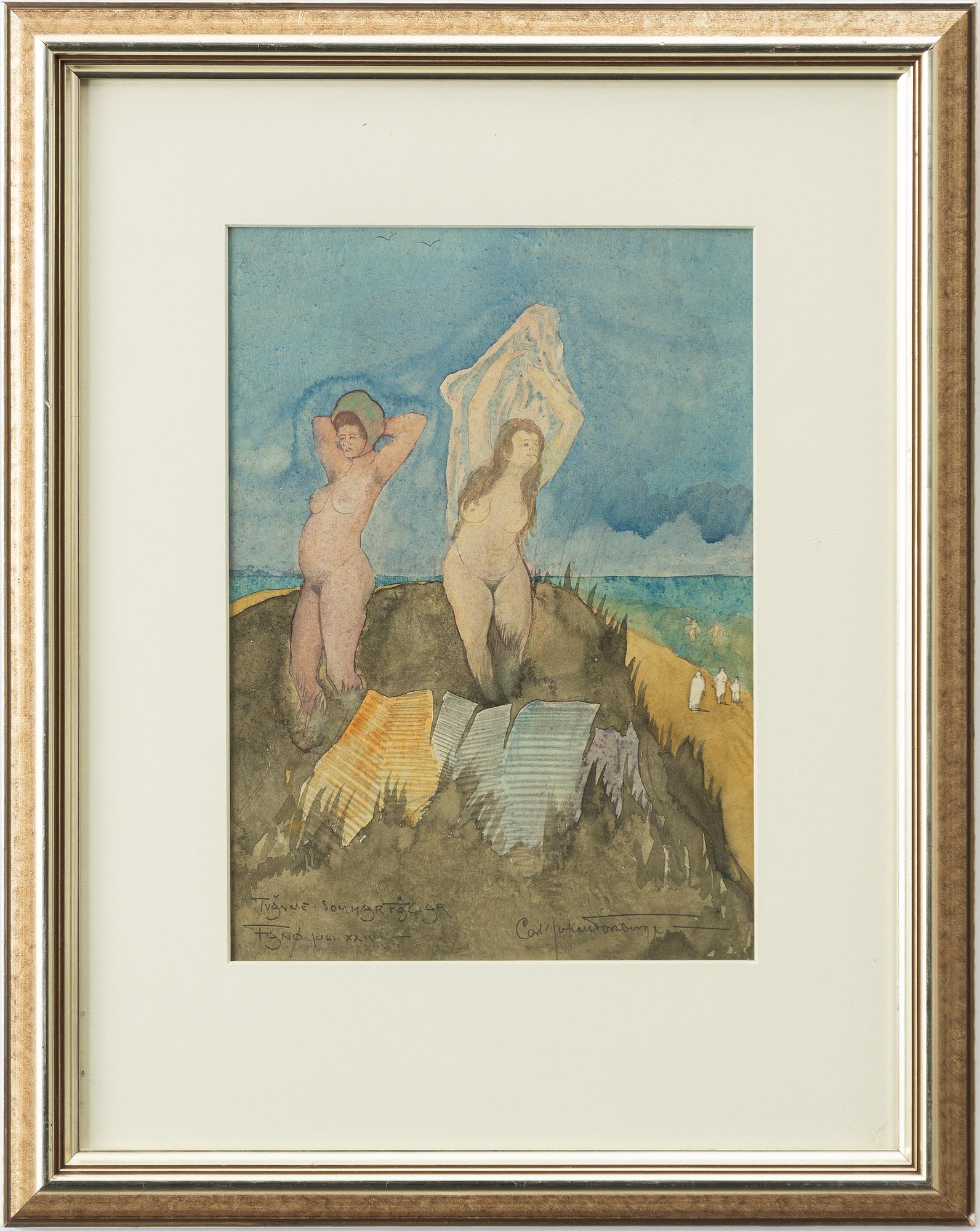 Carl Johan Forsberg, "vänne sommarfåglar".