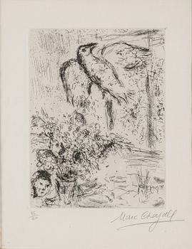 MARC CHAGALL, etsning, signerad och numrerad 35/50.