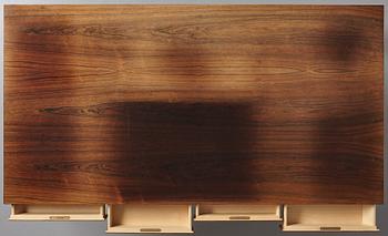 Severin Hansen, a palisander desk, Haslev Møbler, Denmark 1960s.