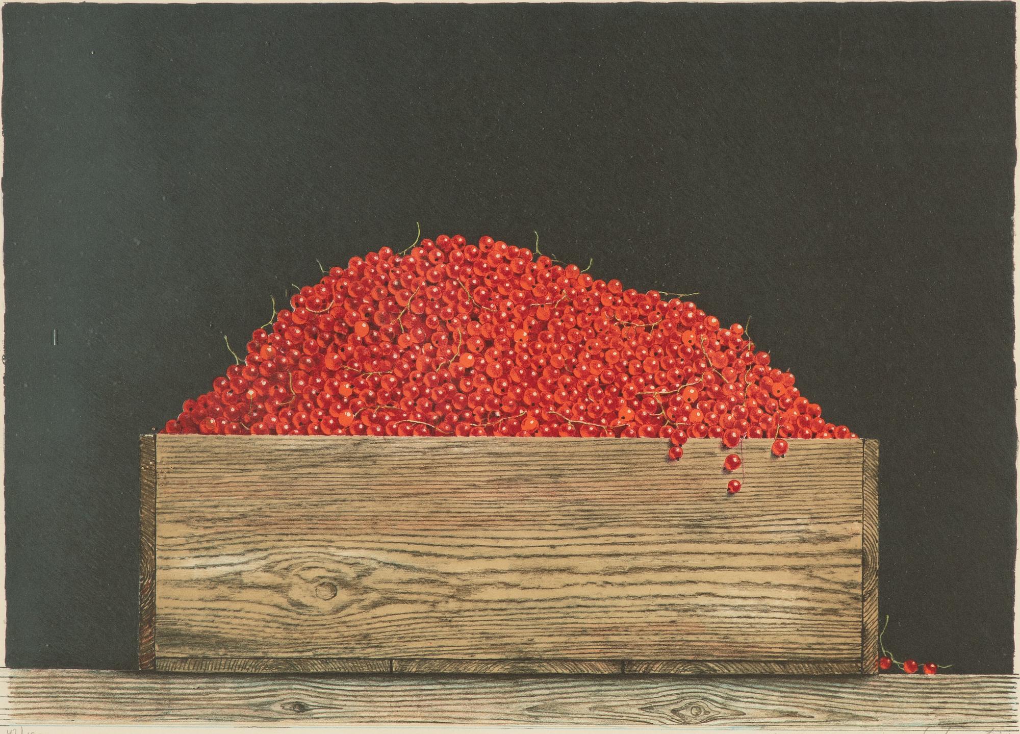 Philip von Schantz, color lithograph. Signed and dated -82, and numbered 43/190.