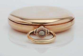 FICKUR, 14K guld, märkt JCM, J Cacame Robert, Schweiz, savonett, tidigt 1900-tal.