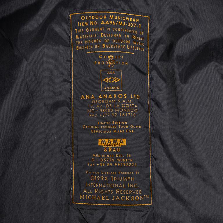 Michael Jackson History World Tour Leather Jacket.