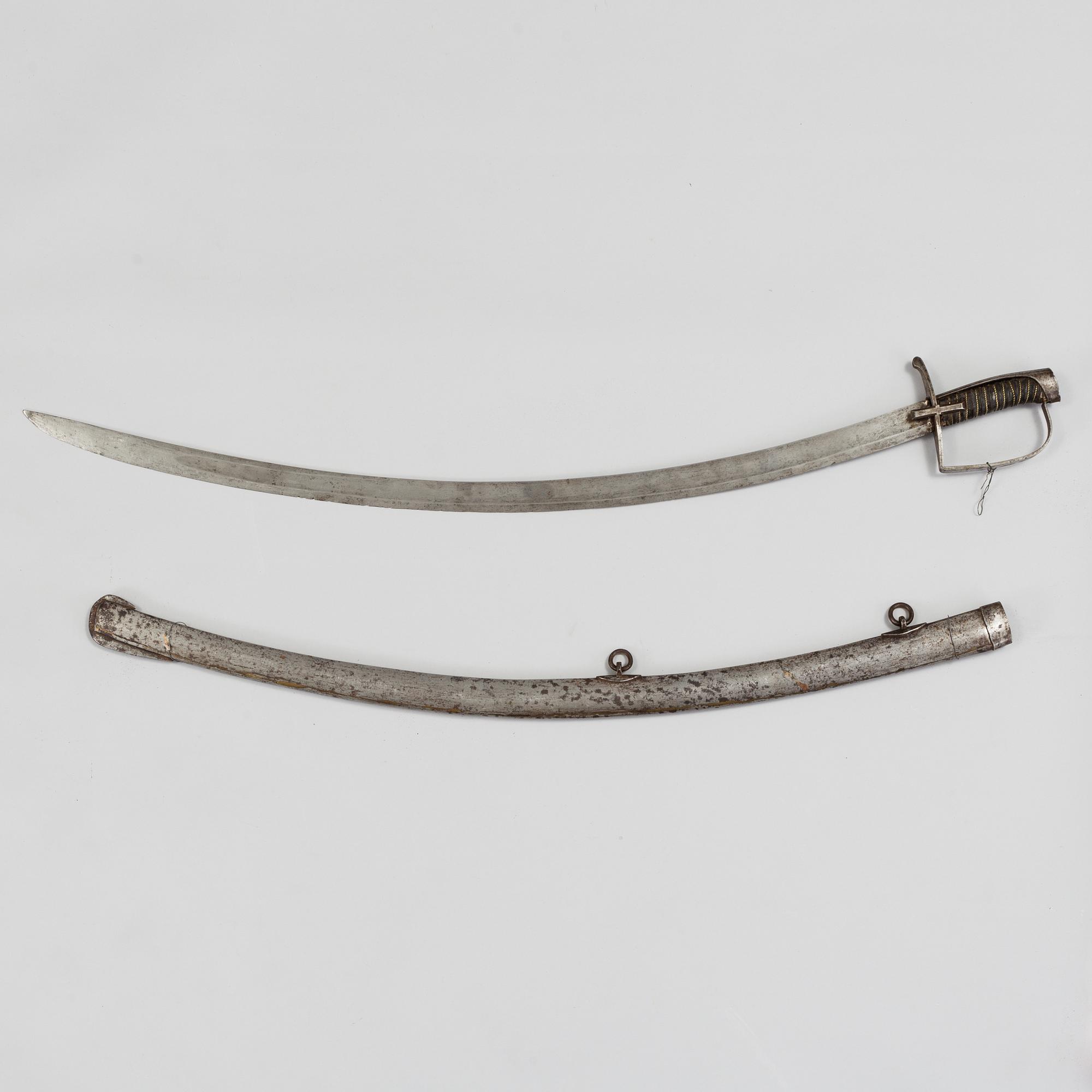 AN 18TH CENTURY SABRE.