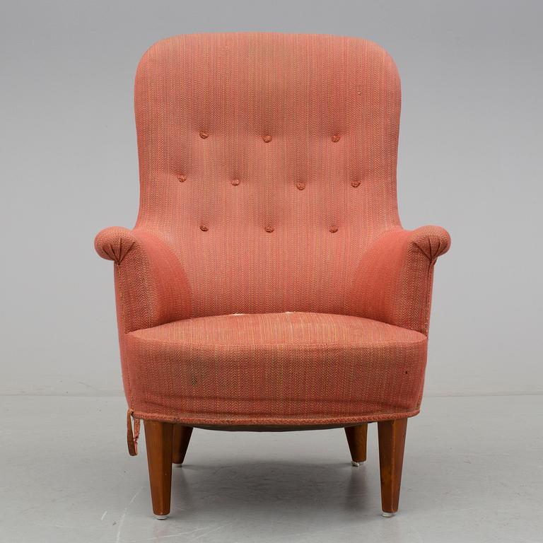 FÅTÖLJ, "Marino", Carl Malmsten, omkr 1900-talets mitt.