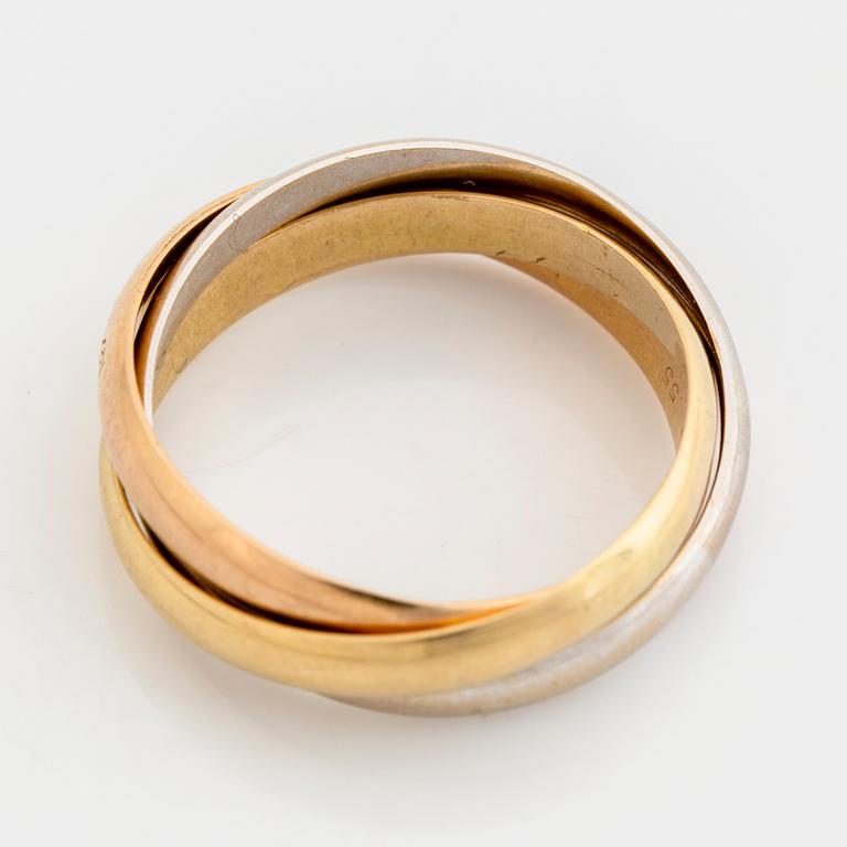 Cartier, 18K gold "Trinity" ring.