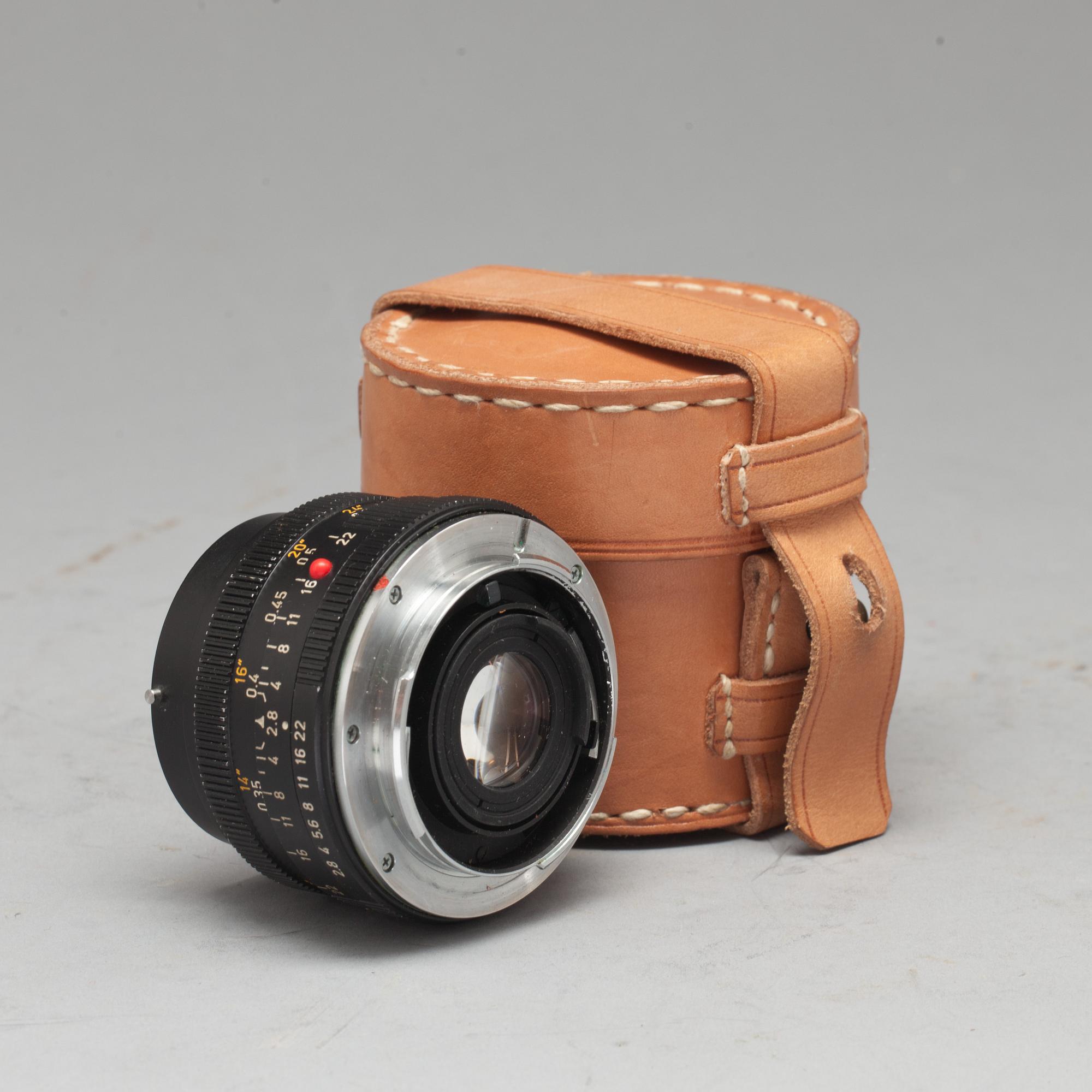 OBJEKTIV, Leica Leitz Wetzlar Elmarit R 1:2,8 / 28 mm.