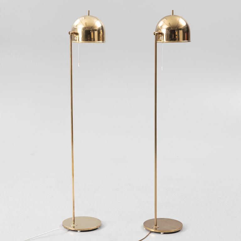 Eje Ahlgren, a pair of model G-075 floor lamps,  Bergbom, 1960s/70s.
