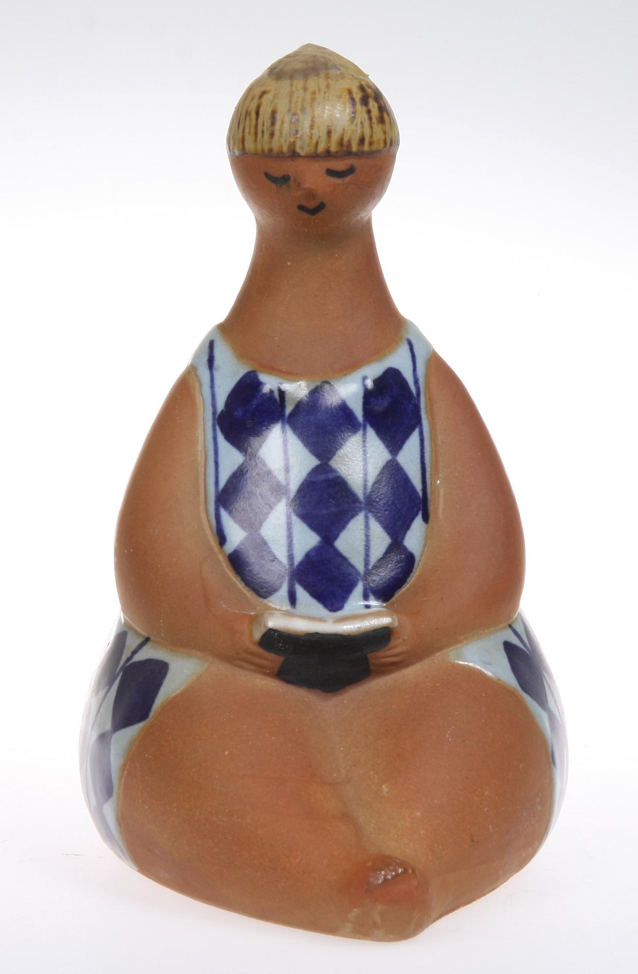 FIGURIN, stengods, "Amalia", Lisa Larson, Gustavsberg.