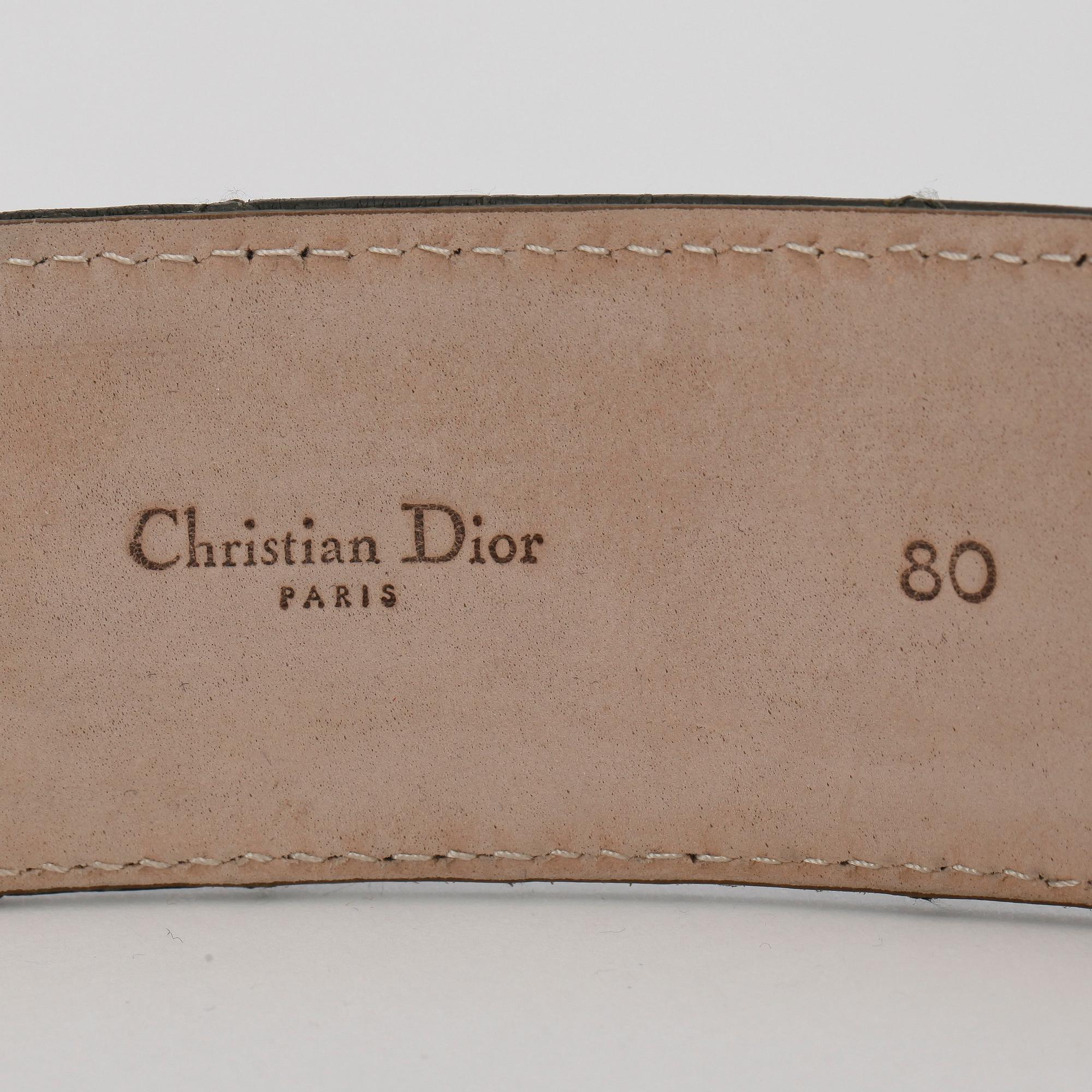 CHRISTIAN DIOR, skärp.