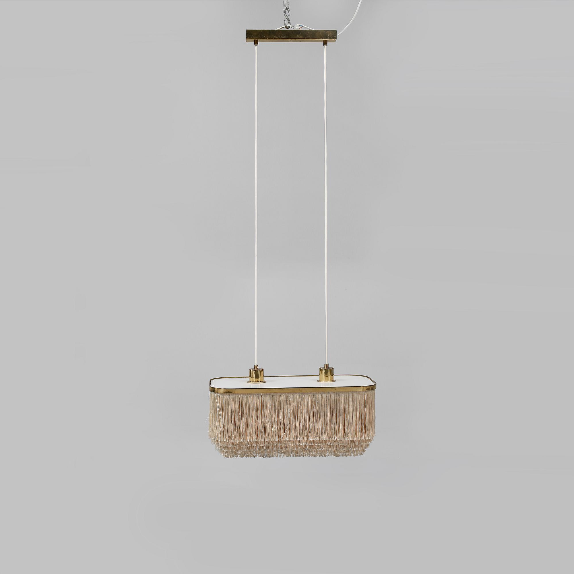 TAKLAMPA, Hans Agne Jakobsson, Markaryd, 1900-talets andra hälft, kupans höjd ca 26 cm.
