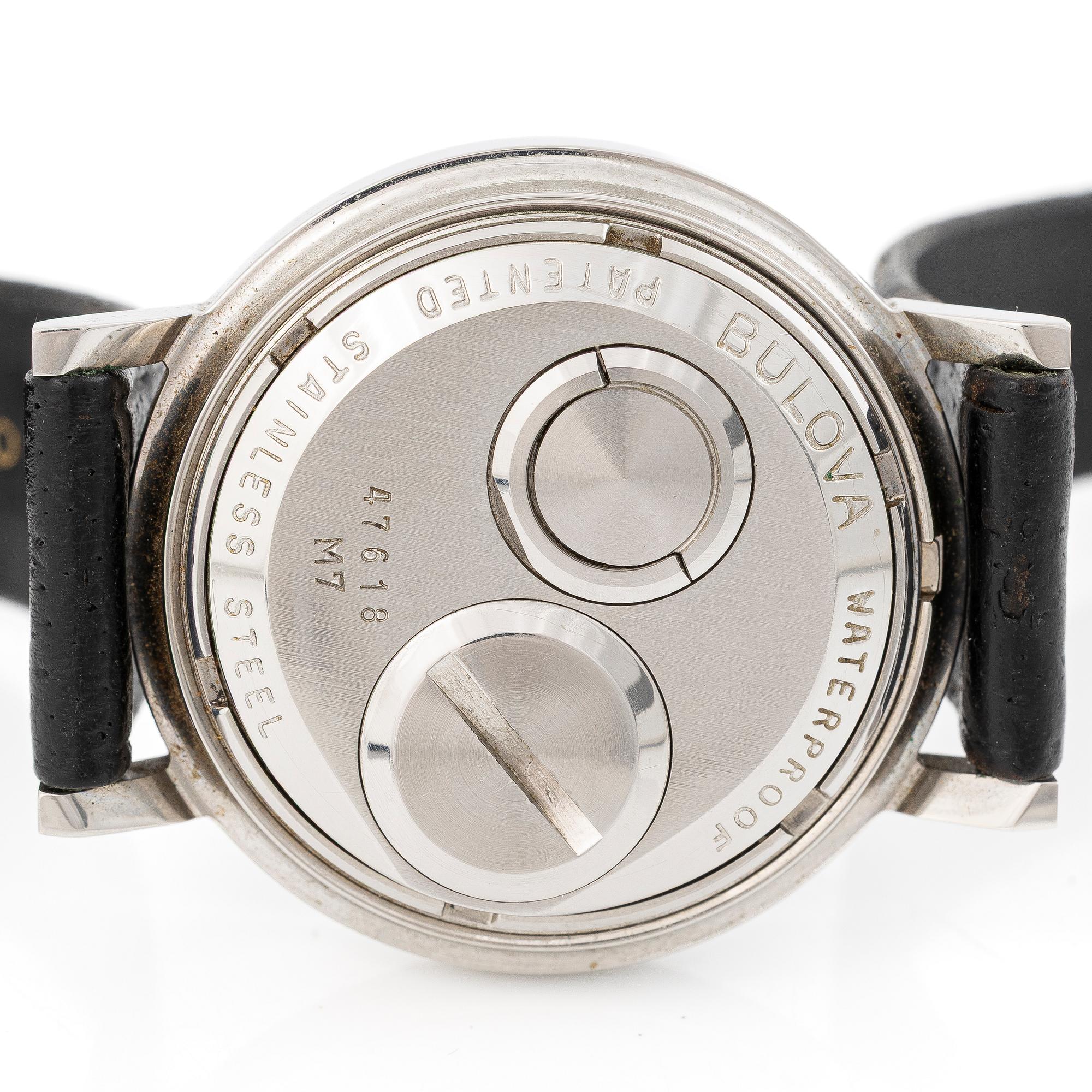 Bulova, Accutron, “Spaceview” wristwatch, 35 mm.