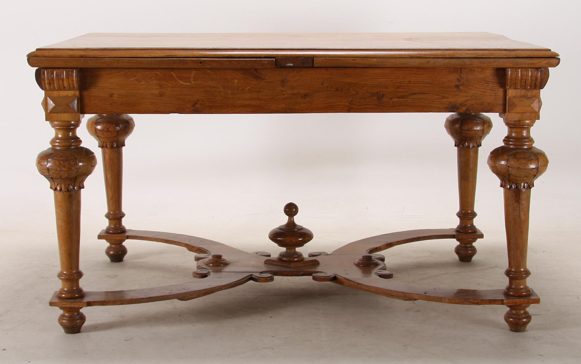 BIBLIOTEKSBORD, barockstil. 1800-talets slut.