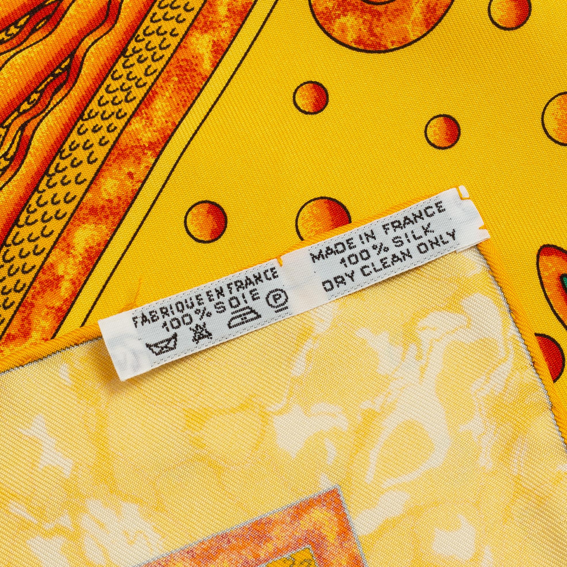 Hermès, scarf, "Carpe Diem".