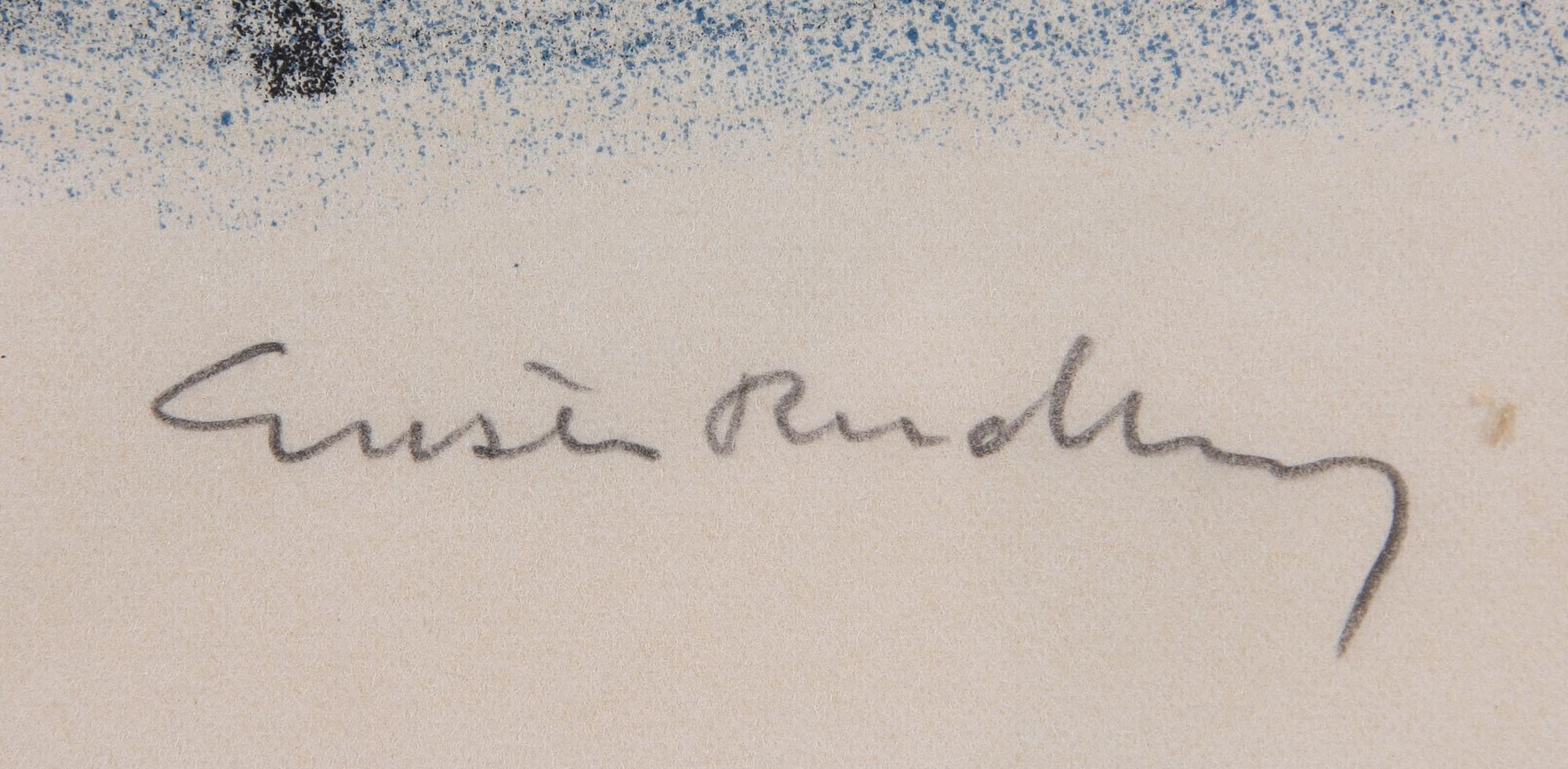 GUSTAV RUDBERG, färglitografi, sign o numr 113/360.