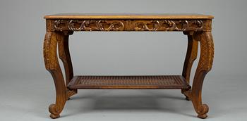 MÖBLEMANG 4 delar, ek, 1900-talets början.