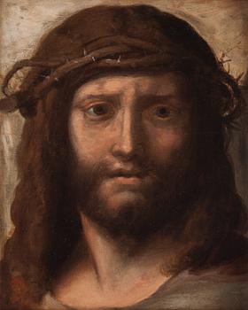 708. Antonio Allegri Correggio After, Head of Christ.