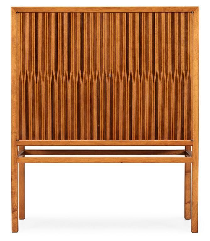 A walnut cabinet by cabinetmaker Sten-Olof Fransson, Linköping 1958.