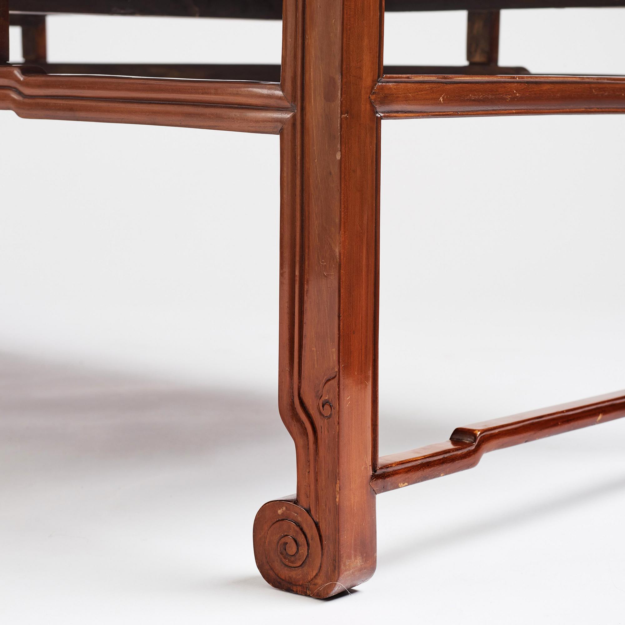 A Chinese day bed, Qing dynasty, second half of 19th century.