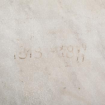 VÄGGRELIEF, marmor och alabaster, märkt L Najoli, Roma 1864.