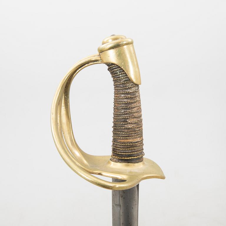 Saber, French, 1822 cavalry pattern.