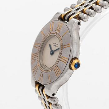 Cartier, Must 21, rannekello, 28 mm.