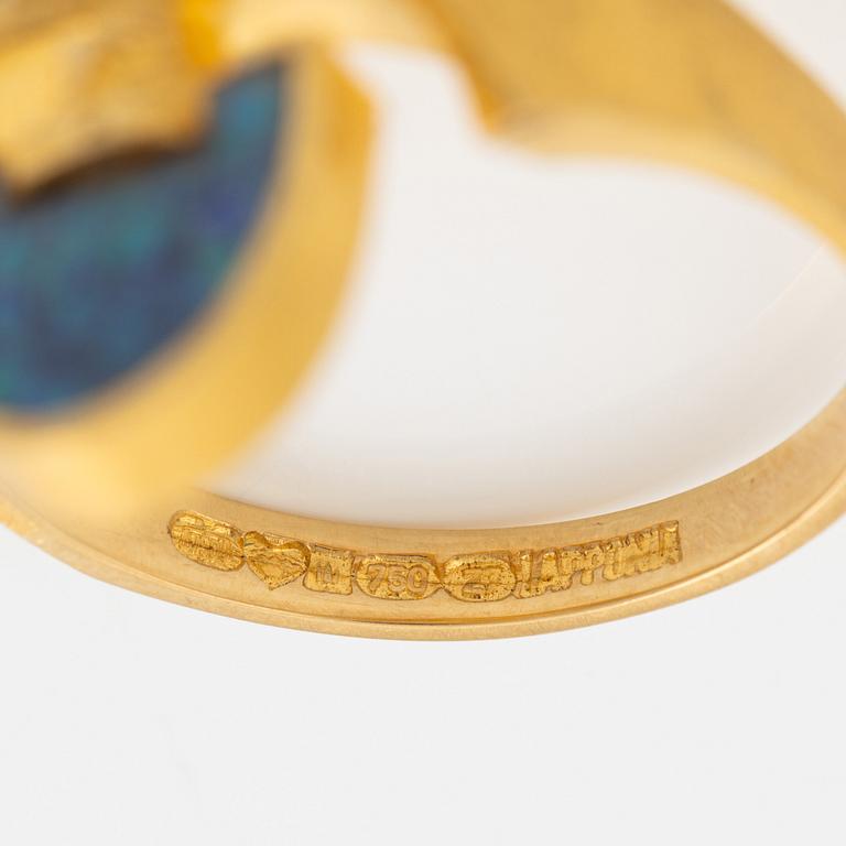 Björn Weckström, ring, 18K gold with opal, Finland 1977. By Lapponia.
