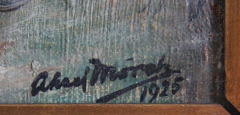 MÖRCK, AKSEL. Olja på duk, sign o dat 1925.