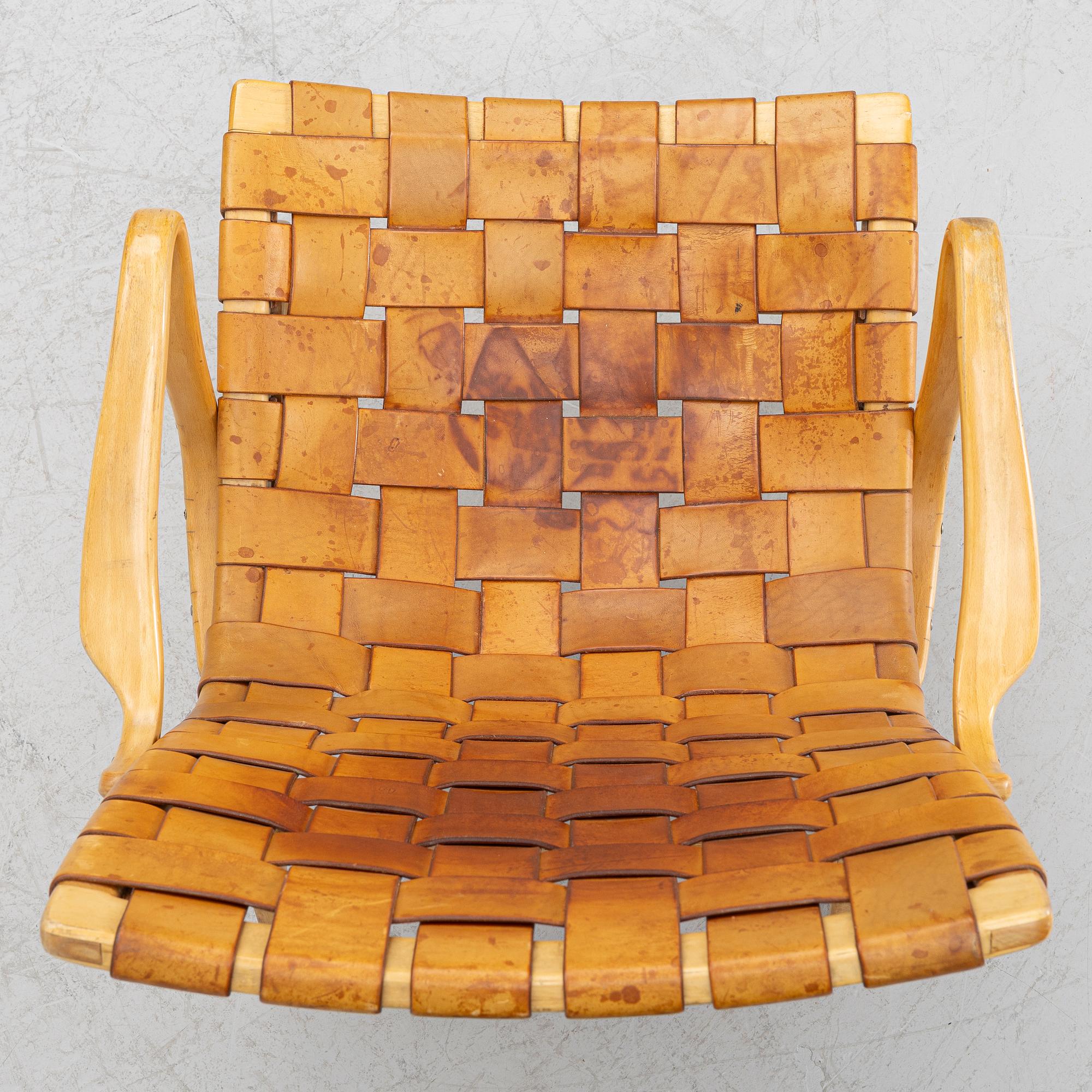 Bruno Mathsson, an 'Eva' armchair, Firma Karl Mathsson, Värnamo, 1961.