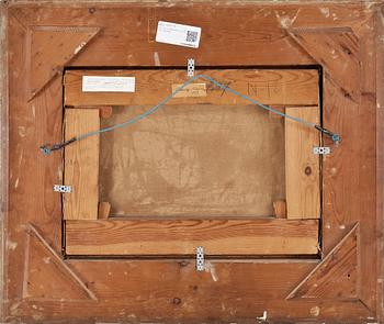 JUSTUS LUNDEGÅRD, olja på duk. Signerad.