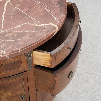 Chest of drawers, Louis XVI style, circa 1900.