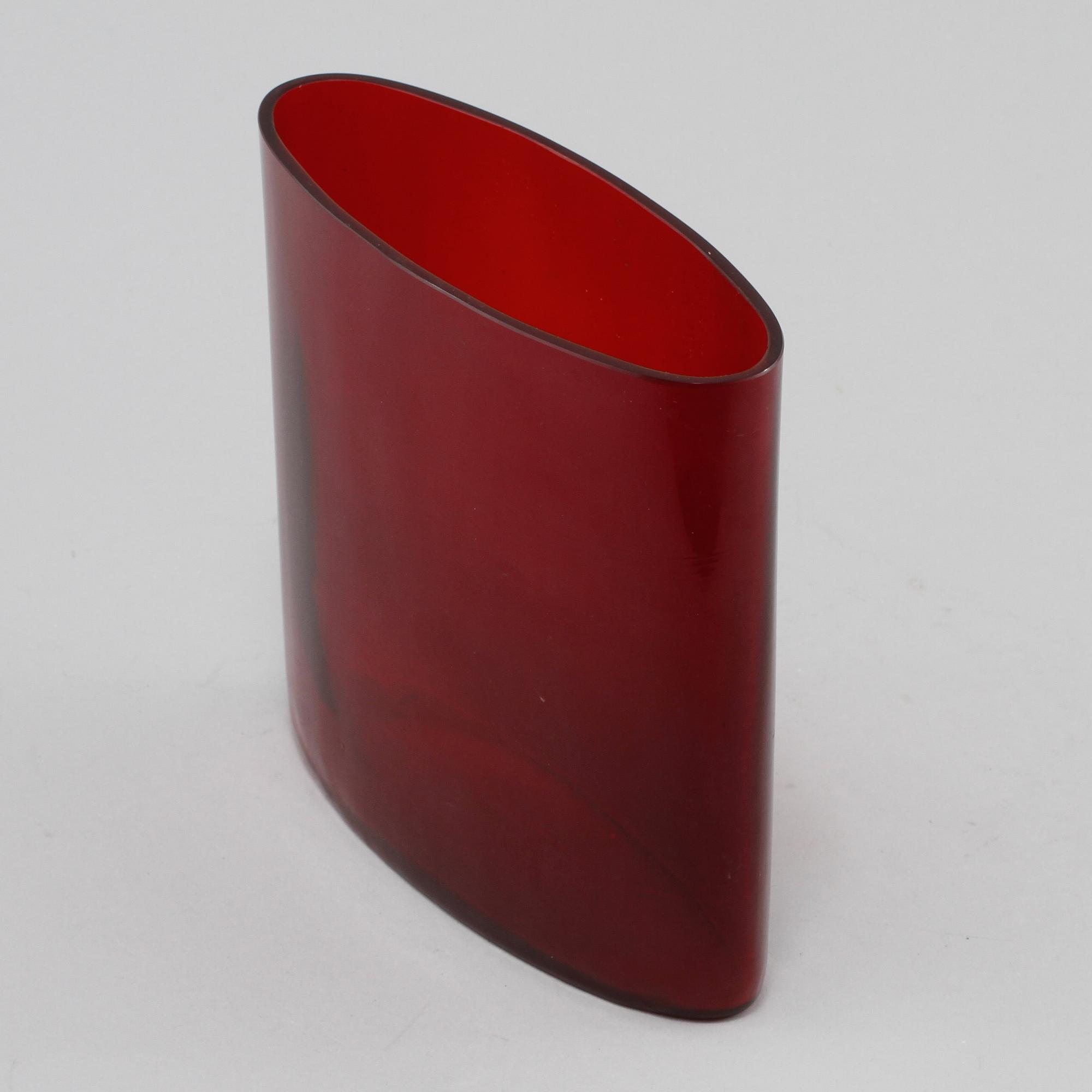 VAS, glas, Tapio Wirkkala, Iittala, Finland, sent 1900-tal.