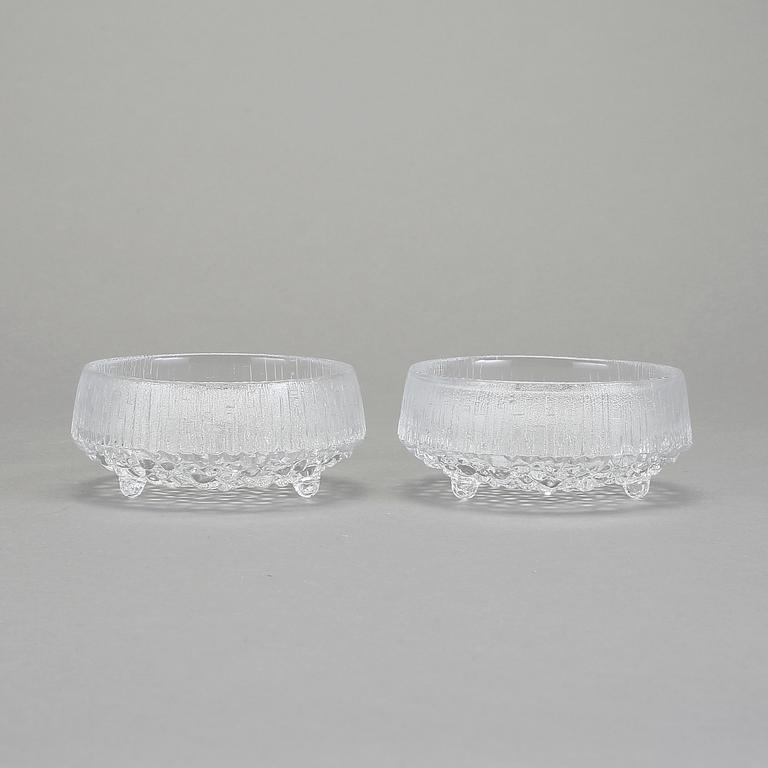 SERVISDELAR, 50 stycken, glas, "Ultima Thule", Tapio Wirkkala, Iittala, Finland, formgiven 1968.