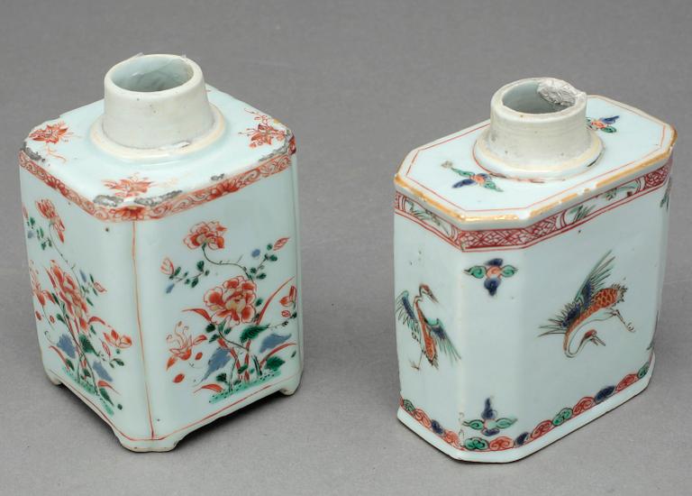 TEDOSOR, 2 st, porslin, Kangxi, Kina 1662-1722.