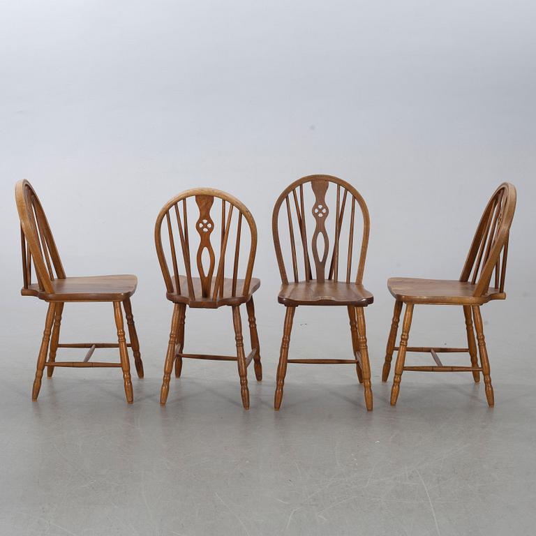 6 so called Windsor chairs, England, mid 20th century.