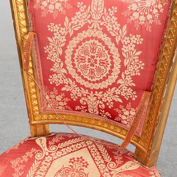 A pair of Gustavian chairs, second half of the 18th Century.