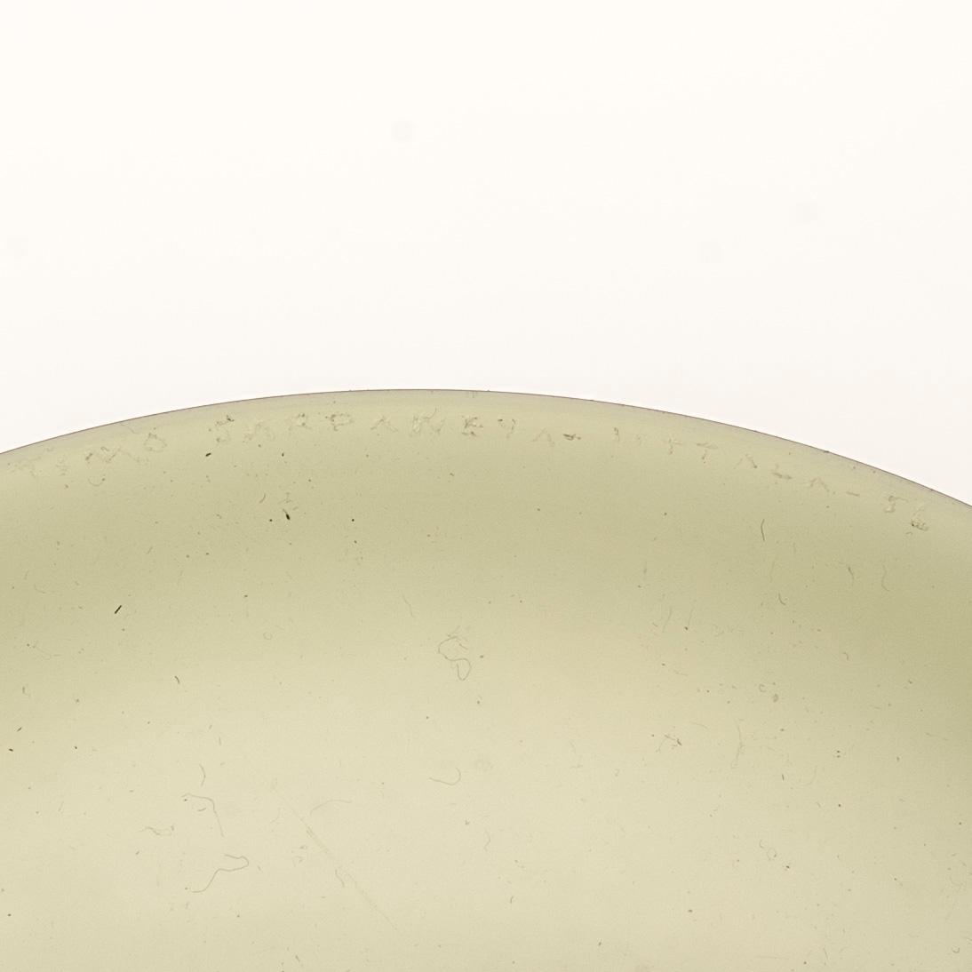 TALLRIKAR, 11 st, glas, signerade Timo Sarpaneva -56, Iittala.