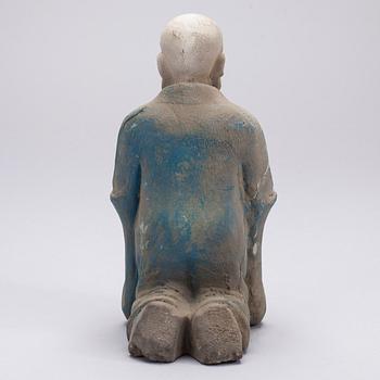 SKULPTUR, trä, Kina, 1900-talets början.