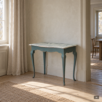 Console table, Sweden, latter part of the 18th century, Rococo.