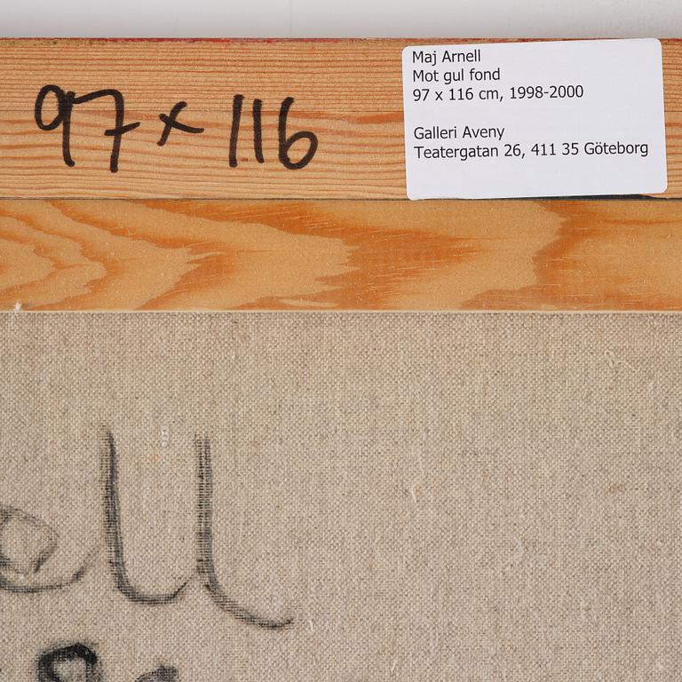 Maj Arnell, "Mot gul fond".