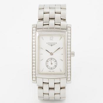 Longines, Dolce Vita, wristwatch, 26.3 x 32 (39.8) mm.