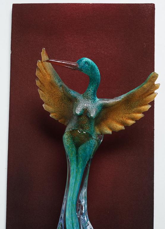 Kjell Engman, glasskulptur, Kosta Boda, unik.