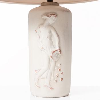 Bjerkås, a table lamp model "1387", Gothenburg, 1940s.