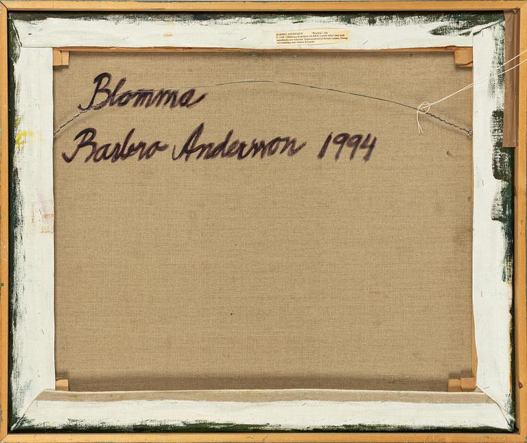 Barbro Andersson, "Blomma".